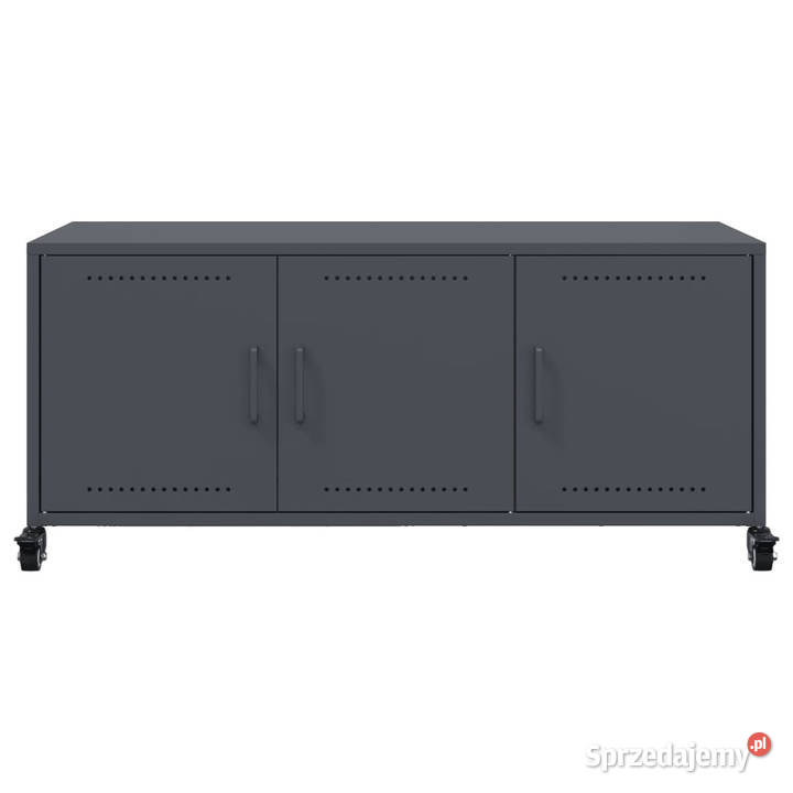 Szafka RTV antracytowa 1005x39x435 stal WM846646 Warszawa