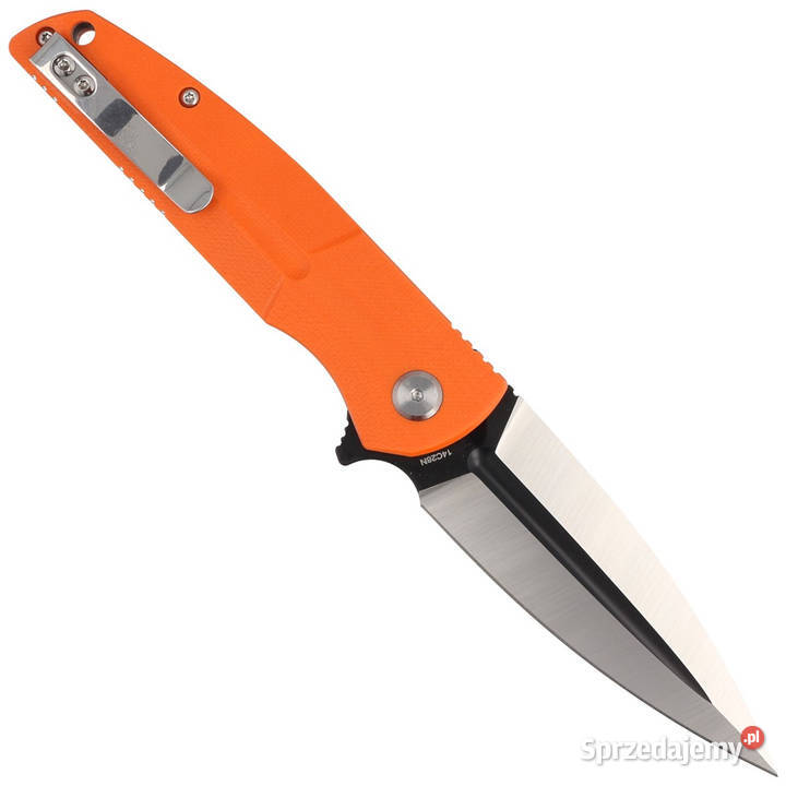 Nóż składany Bestech Fin Orange G10 SatinBlack Akcesoria, narzędzia i noże