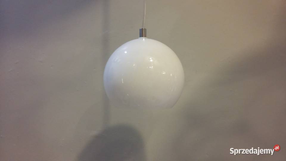 Lampa wisząca KULKA SZKŁO BIAŁE do pokoju mazowieckie