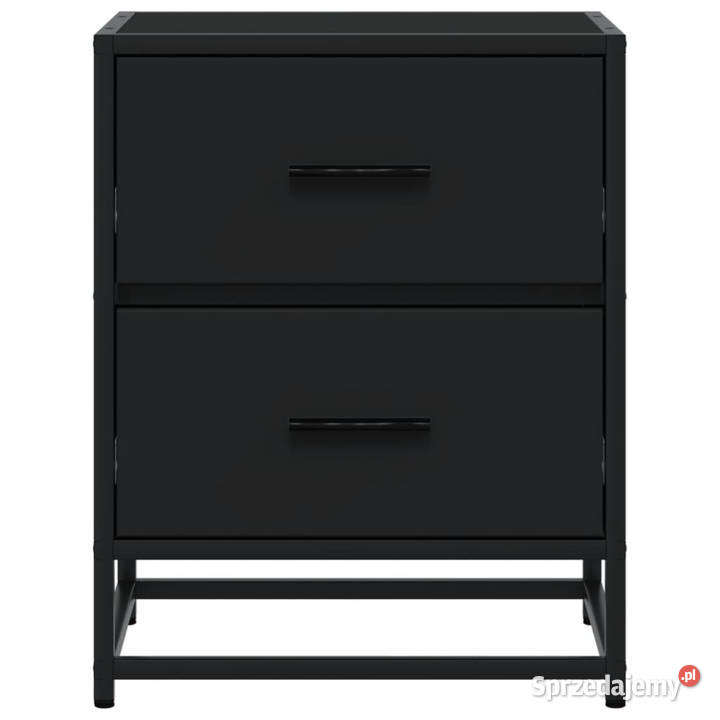 Szafki nocne 2 czarne 40x31x50 WM848675 Warszawa