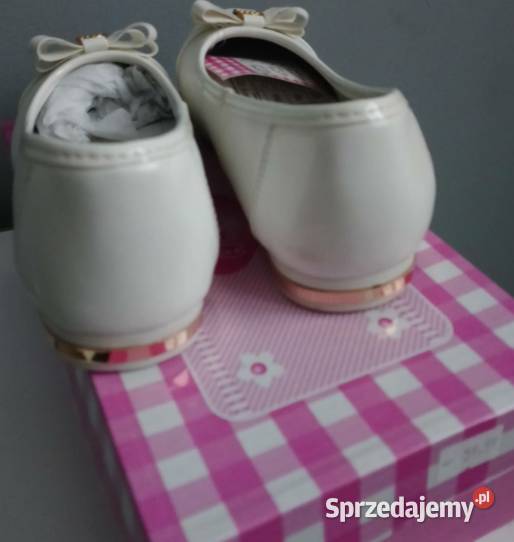 Baleriny białe rozmiar 33 86 dziewczynka Opole Lubelskie