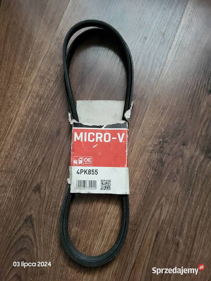 Nowy pasek wielorowkowy Gates 4pk855 VW Elementy napędu Wałbrzych