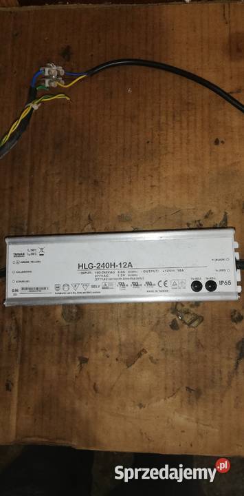 Zasilacz Transformator Led 12v 16A Elektronika Poświętne