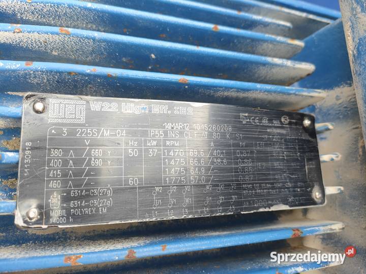 Duży przemysłowy wentylator 37 kw