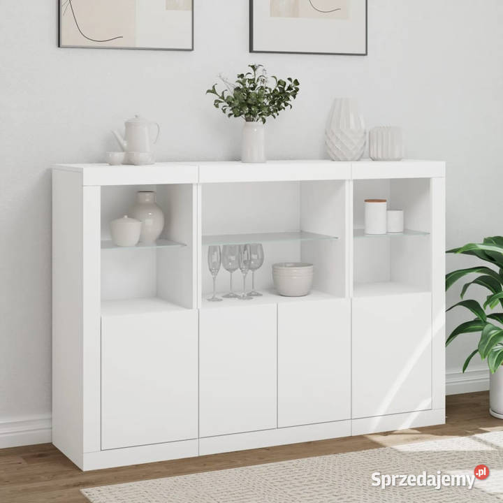 Szafki z oświetleniem LED 3 białe WM3209107 Warszawa