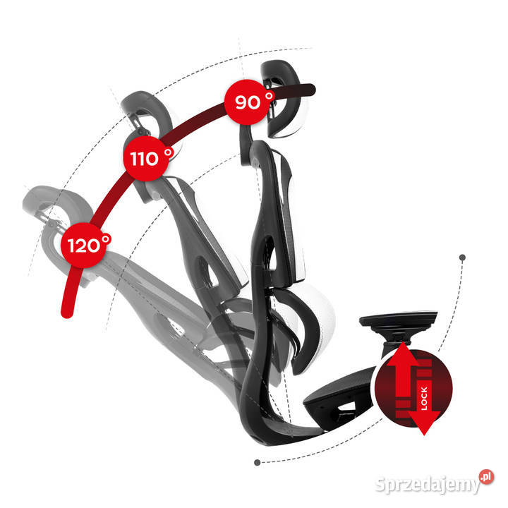 Fotel gamingowy Huzaro Combat 80 wysuwane Baranowo