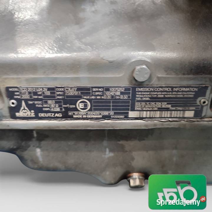 Silnik Merlo 347 Deutz TCD 2012 L04 2V Wilkowo