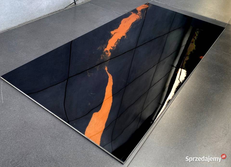 Gres polerowany 120x60 CZARNY POŁYSK kamień