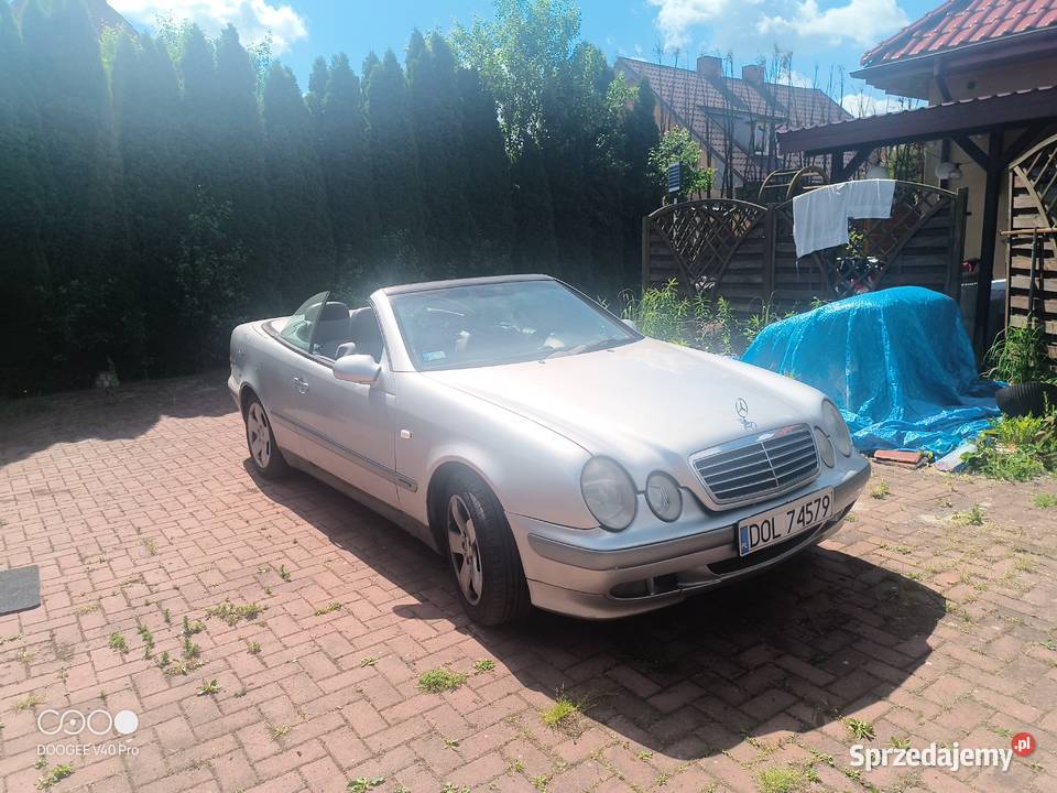Merceds CLK kabriolet klasyk z gazem Rok produkcji 1999 Drołtowice