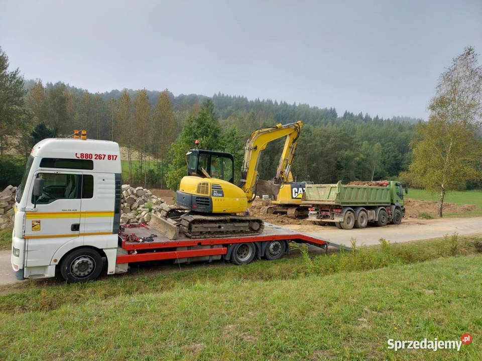Laweta ŹWIERNIK Pomoc Drogowa Transport maszyn Zwiernik