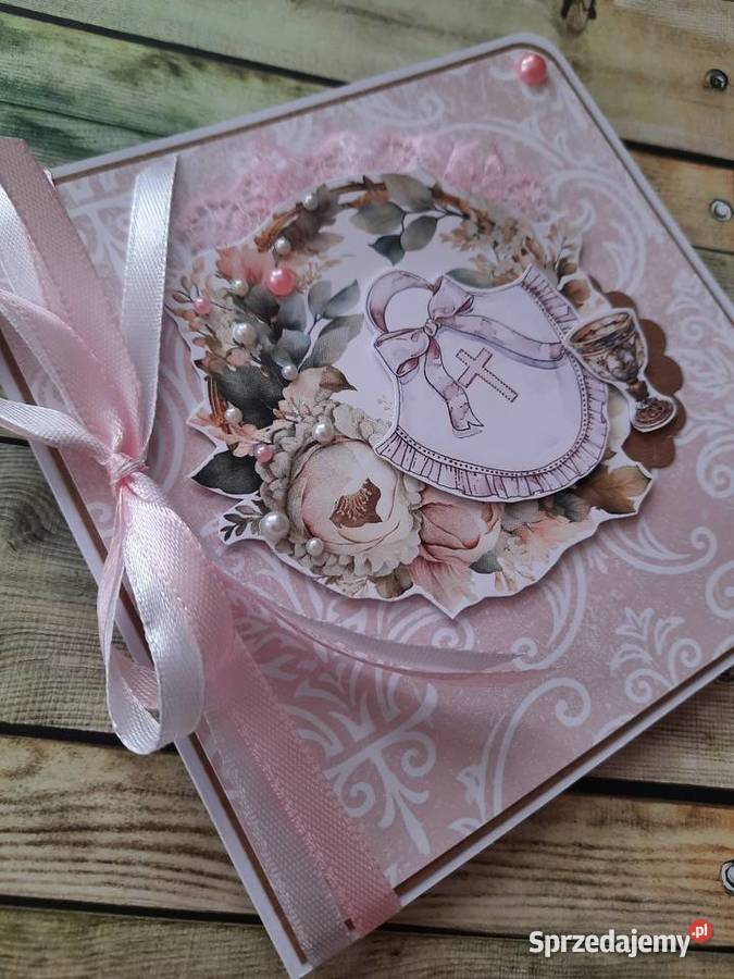 Kartka personalizowana na chrzest