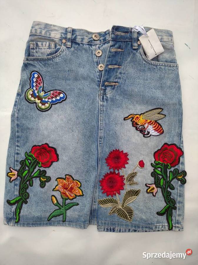 Jeansowa dżinsowa spódniczka S Gniezno