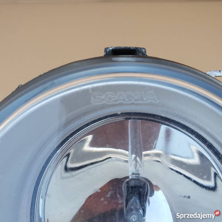 SCANIA R HALOGEN DALEKOSIĘŻNY LEWY ORYGINAŁ Bieleń