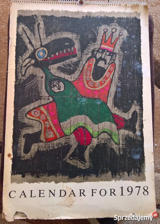 Kalendarz Przyjaciółka 1987 dolnośląskie Wrocław