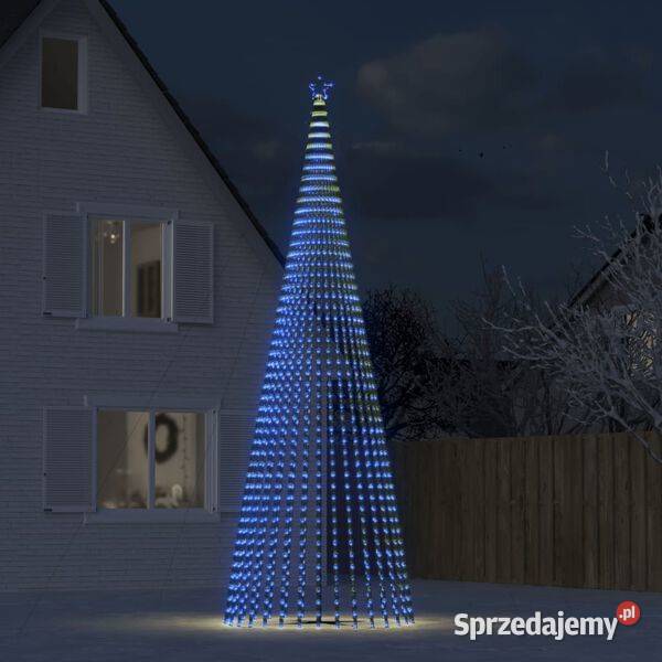 Choinka LED 1544 LEDs Niebieski 500 358074 Warszawa