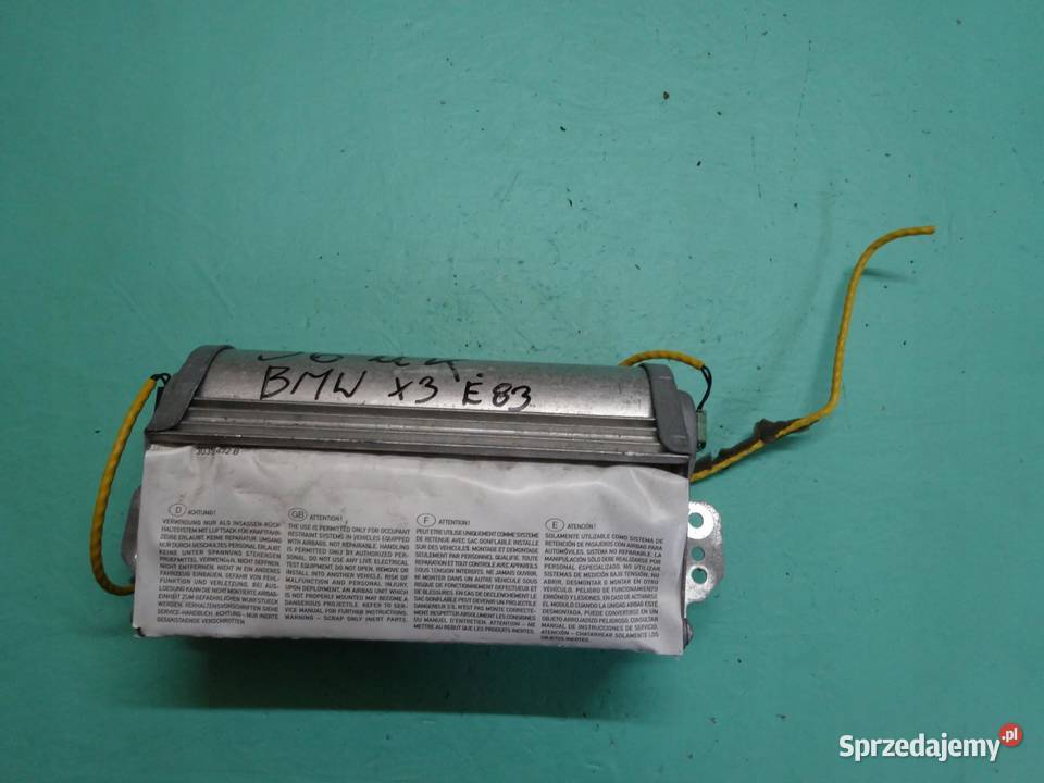 BMW X3 E83 04r AIRBAG poduszka pasażera