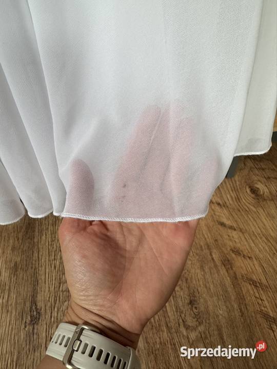 Piękna suknia ślubna biały Wądroże Wielkie