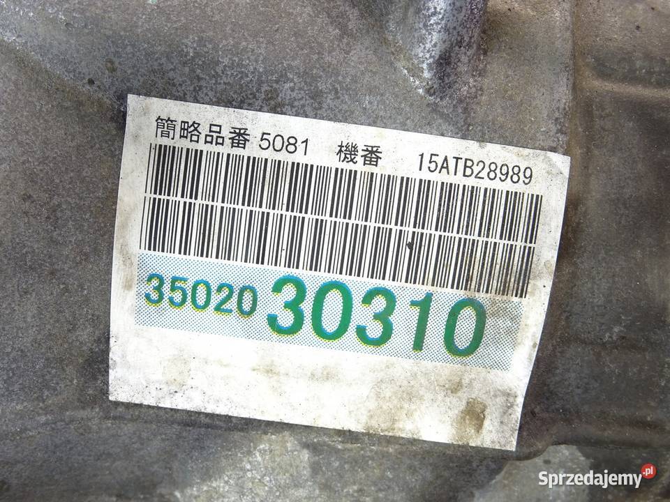 SKRZYNIA BIEGÓW LEXUS RC 3502030310 35 310