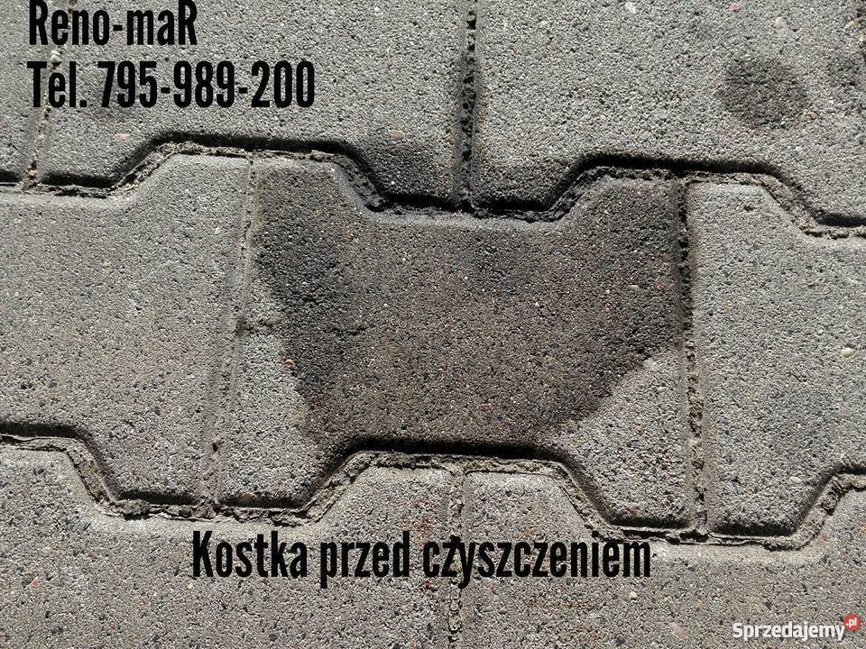 Czyszczenie mycie impregnacja kostki brukowej Bełchatów