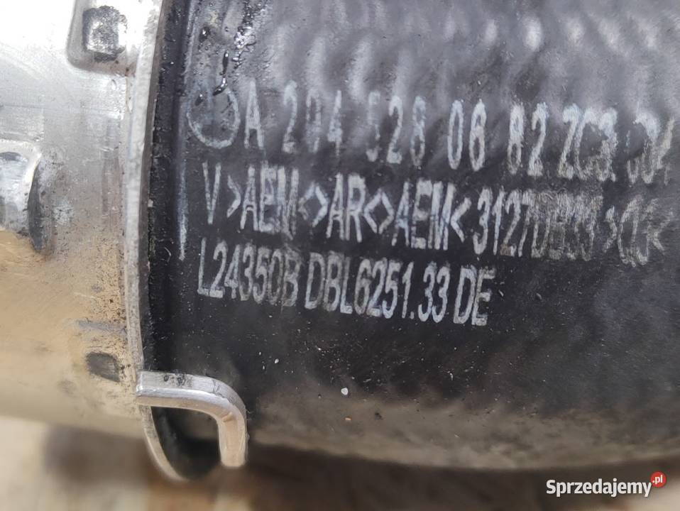 Rura Przewód Intercoolera Mercedes W204 W207 sprzedam