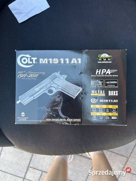 Replika ASG Colt M1911 A1 Cybergun 6 mm kulki Pruszków