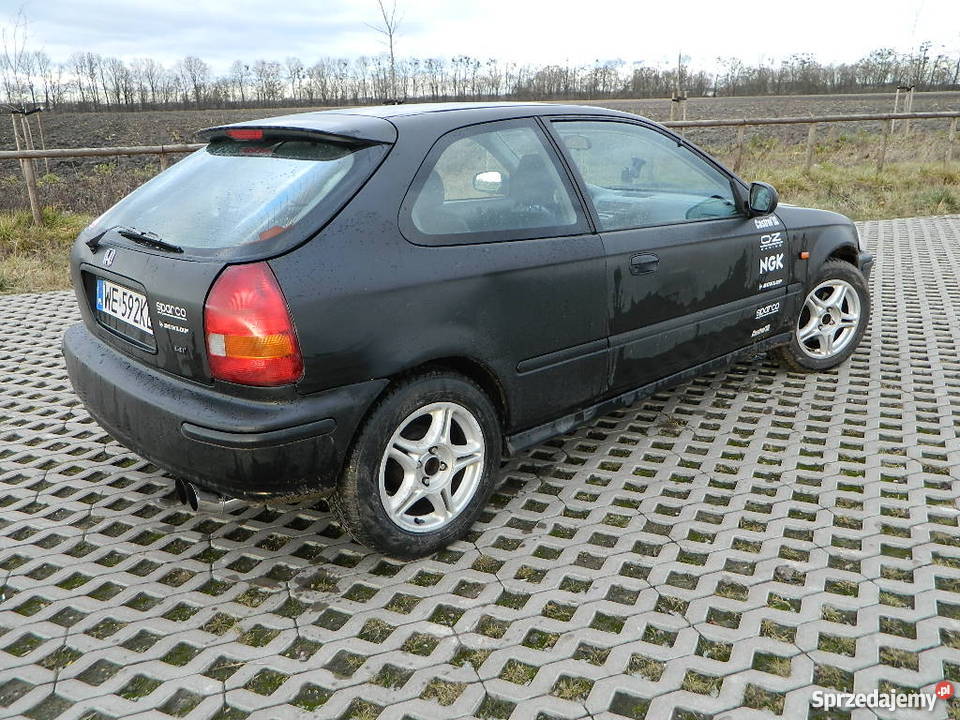 Honda Civic EJ9 3d czarny mat szyberdach mazowieckie Warszawa