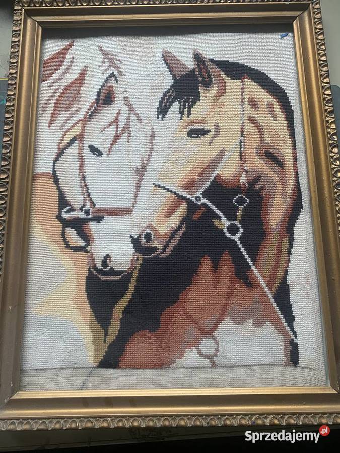 Haft krzyżykowy obraz Deszczno