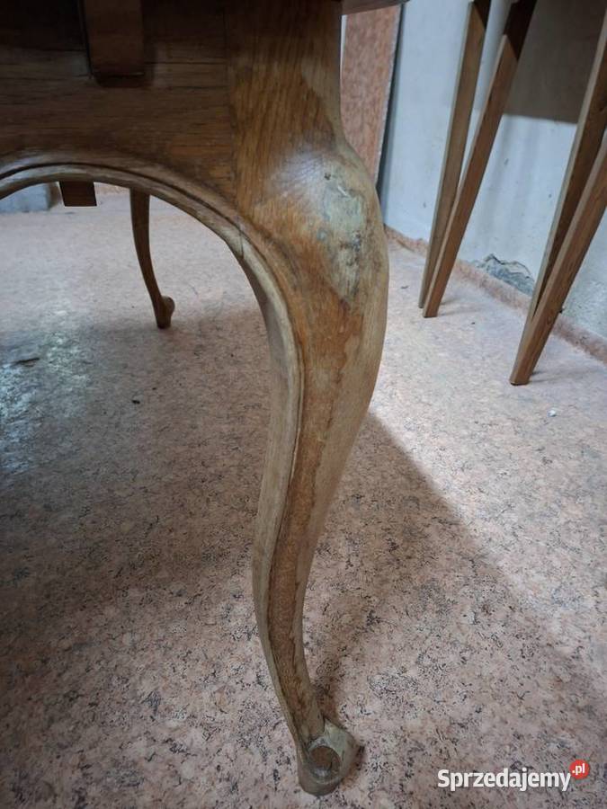 Duży stół ludwikowski z Francji