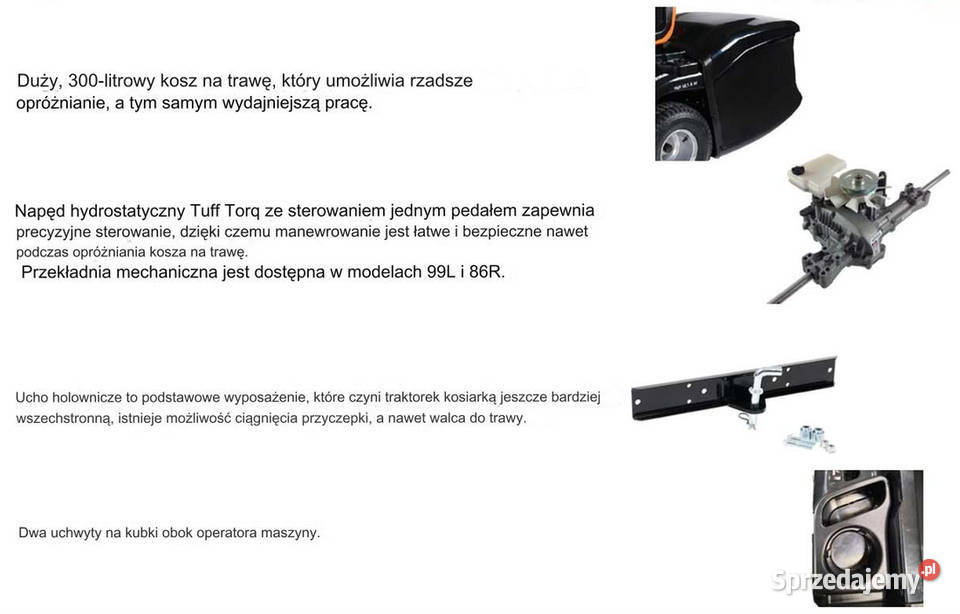 OLEO MAC OM 102 R16 K TRAKTOREK OGRODOWY DO Opalenica