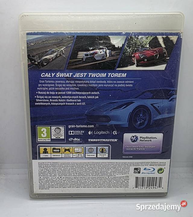 Gra Gran Turismo 6 3 Sony Playstation 3 Elbląg