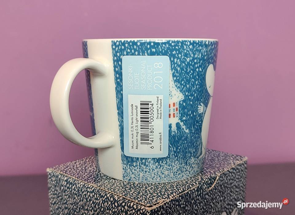 Muminki KUBEK Moomin Arabia Finland ZIMA 2018 Jasień sprzedam