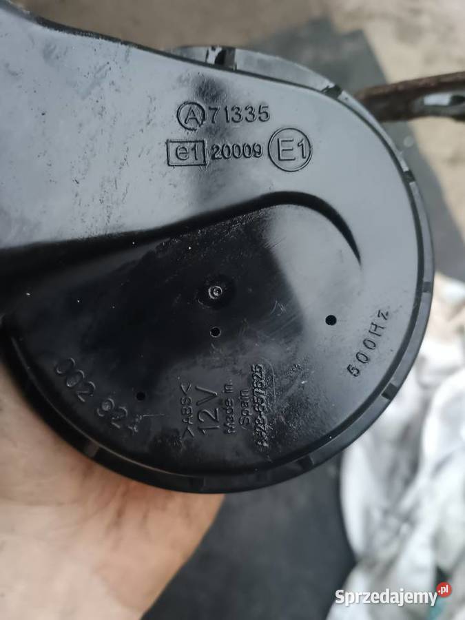 Sygnał dźwiękowy klakson Opel Vectra C Signum Wyposażenie elektryczne Wola Siennicka