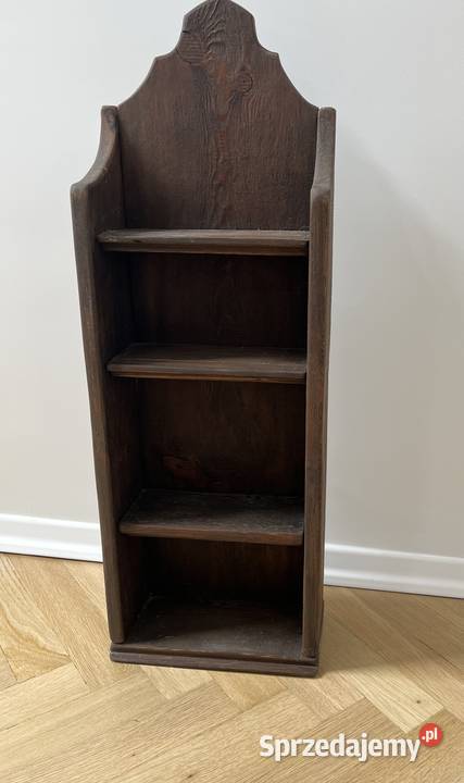 Półka drewniana Drewno ciemne Szafka Warszawa