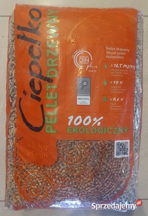 Pellet pelet Ciepełko 6mm certyfikowany kujawsko-pomorskie Grudziądz