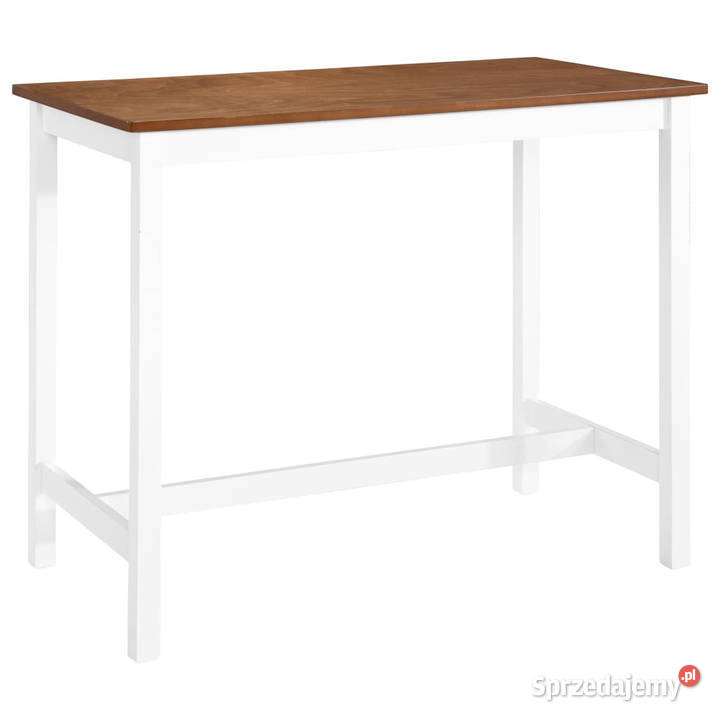Stolik barowy z drewna 108 x 60 x 91 WM245548 Warszawa sprzedam