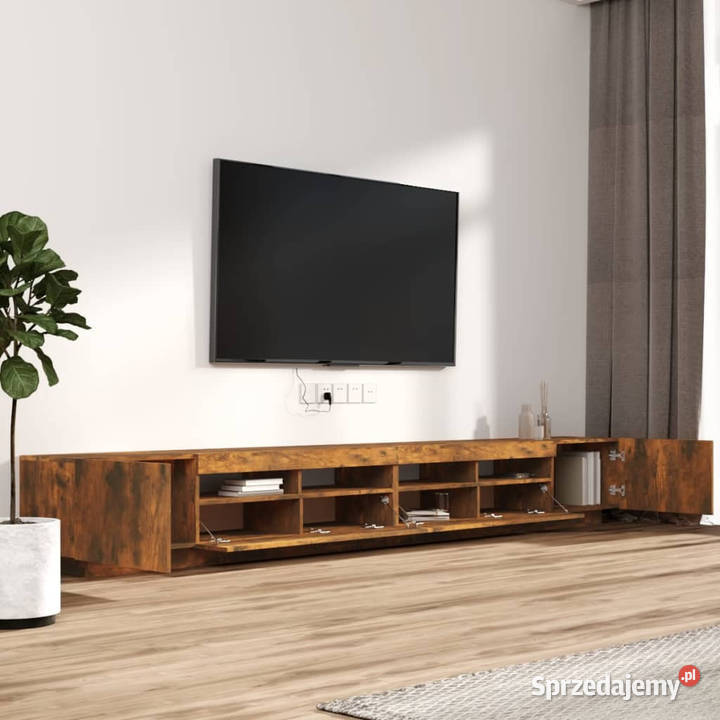 Zestaw 3 szafek TV z oświetleniem LED Warszawa