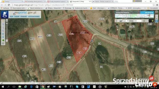 Tulniki 36 ar wydane warunki zabudowy lubelskie sprzedam
