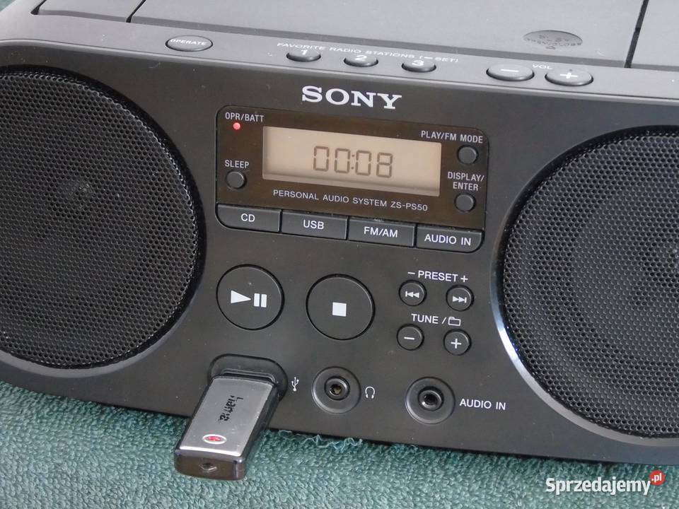 Zestaw audio Sony CD USB radio AUX WYSYŁKA Jasło