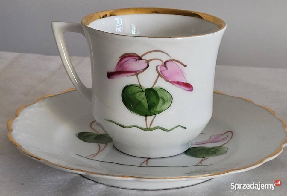 Zabytkowa śląska porcelana KPM Krister ręcznie Kraków