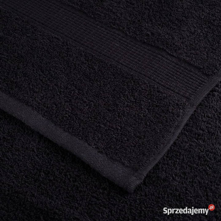 Ręczniki premium SOLUND 2 czarne 50x100 600 g