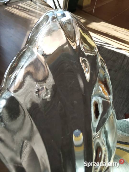 Prl śledziarka art deco szkło mała Ząbkowice