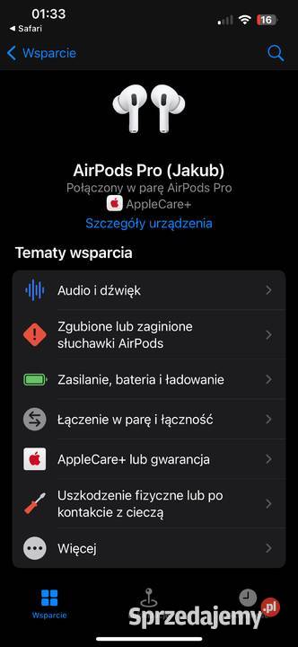 Oryginalne słuchawki Apple Air Pods Pro 2 Rzeszów
