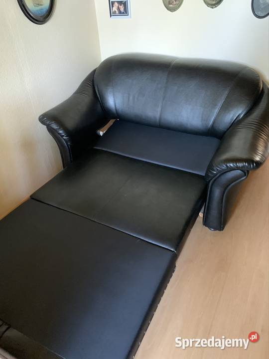 Sofa Prawdziwa Skóra rozkładana z funkcją spania Jelenia Góra