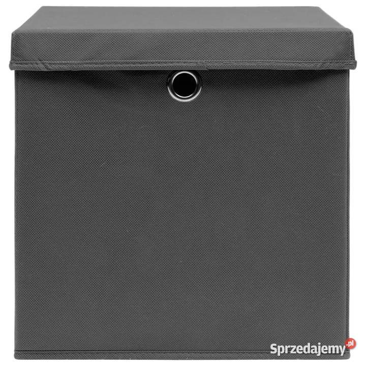 Pudełka z pokrywami 4 28x28x28 szare WM325192 mazowieckie Warszawa