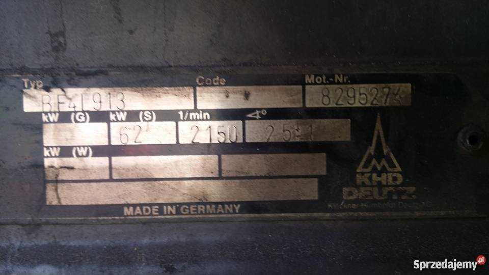 koparka kołowa Zeppelin zm 13b 1993r Kalisz