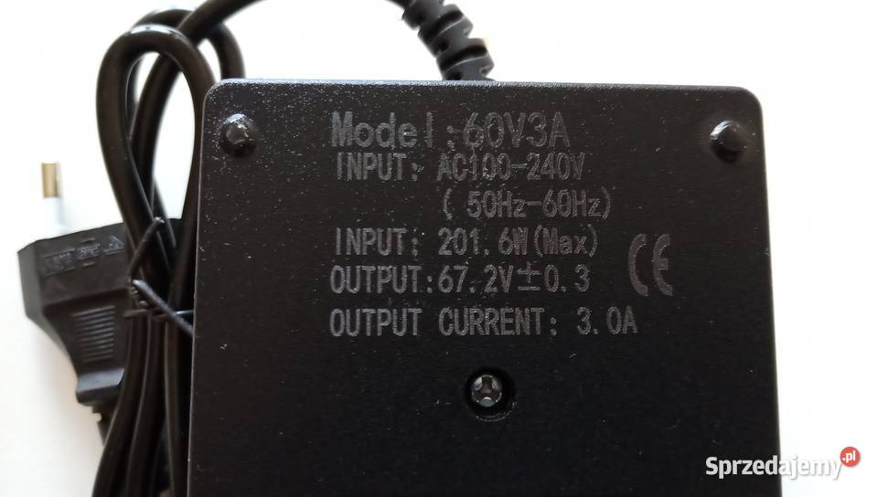 60v Ładowarka liion 672v 3A 16s wentylator mazowieckie Warszawa