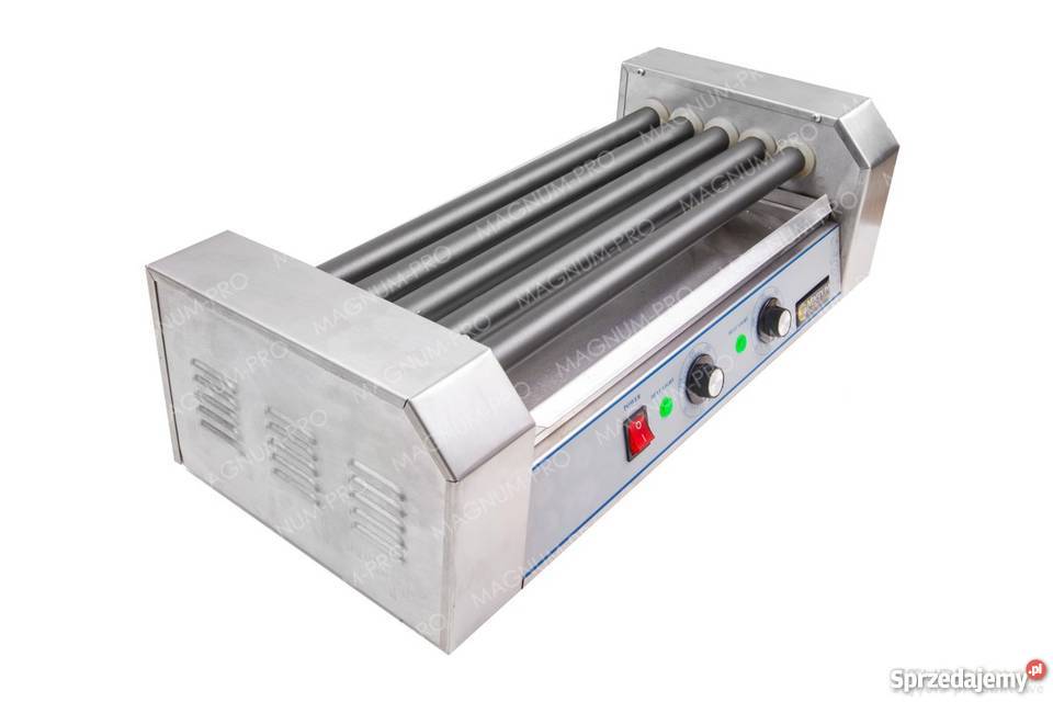 ROLKOWY PODGRZEWACZ DO PAROWEK HOTDOG 5 ROLEK Poczesna