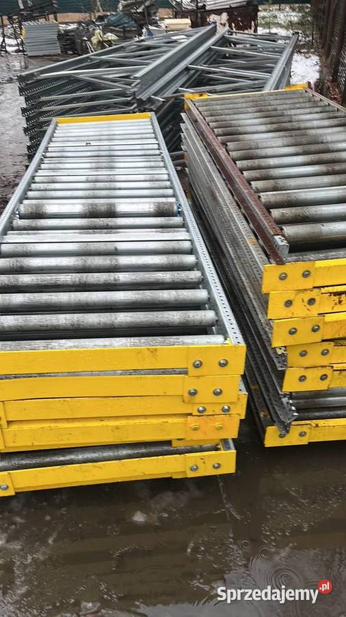 Podajnik rolkowy stół taśmociąg