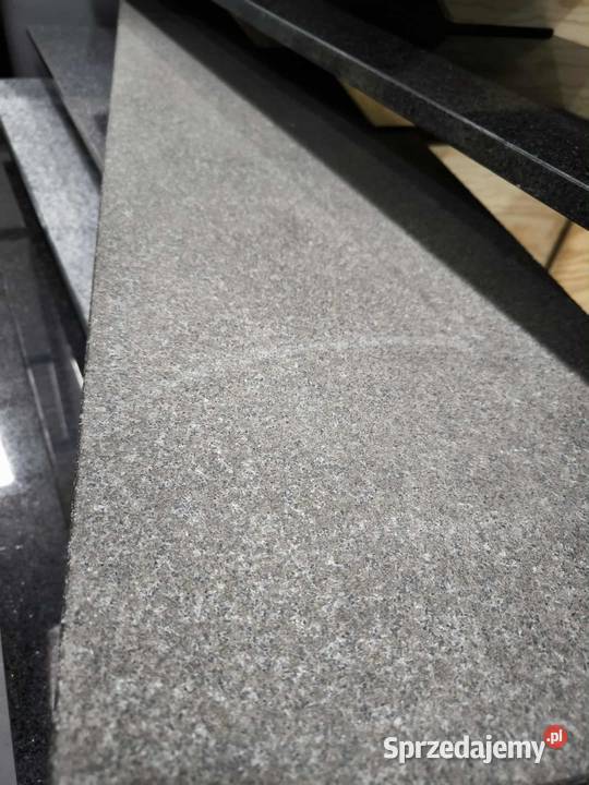 Płytki Granitowe Black Andesit płomieniowane Rumia