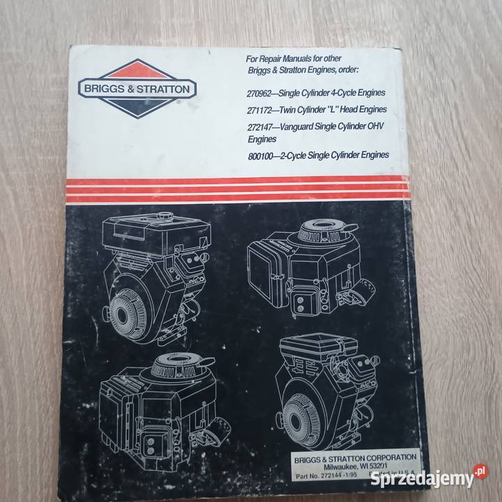 Repair Manual Vanguard BriggsStratton Chrzanów